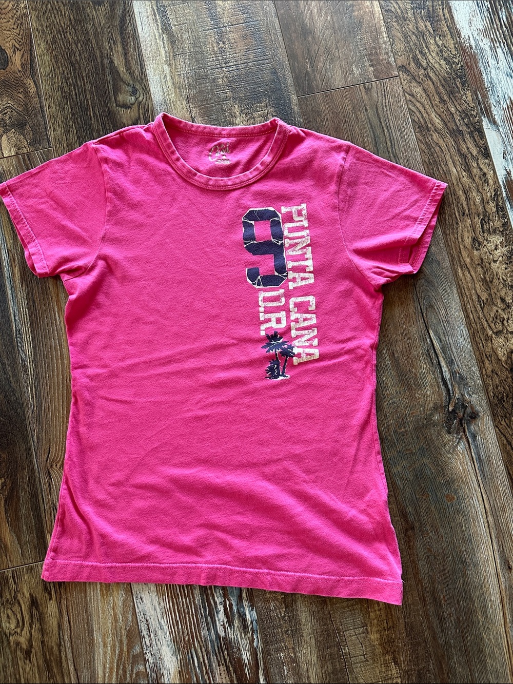 Girls' Pink Punta Cana Graphic Tee